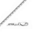 Řetízek z bílého zlata - Anker 